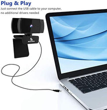 AutoFocus 1080p Webcam with Stereo Microphone and Privacy Cover